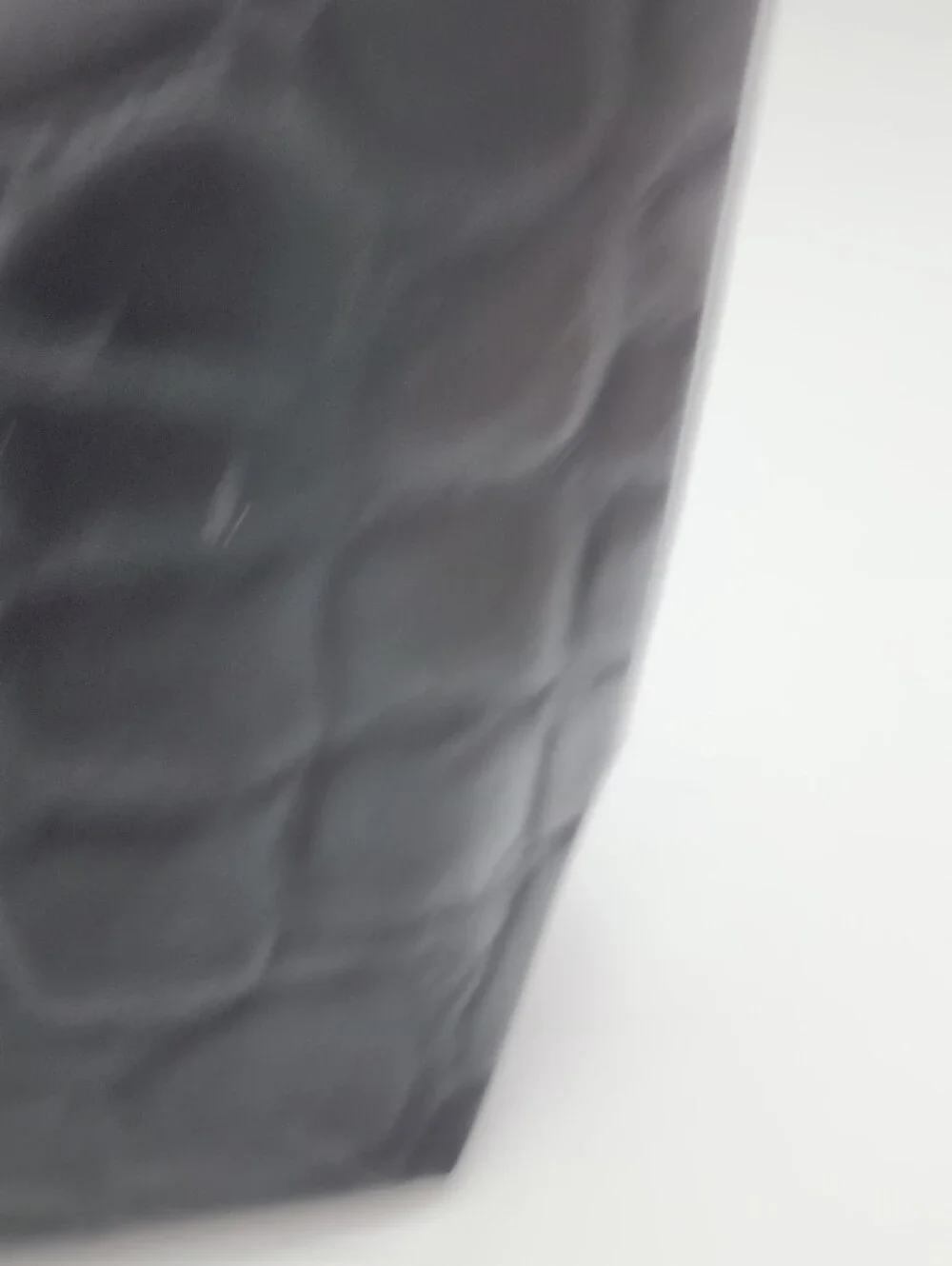 Estée Lauder Black Croc-Embossed Cosmetic Pouch